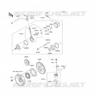MOTORINO DI AVVIAMENTO per Kawasaki KFX700 2006