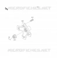 MOZZO POSTERIORE per Kawasaki KFX700 2006