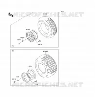 PNEUMATICI per Kawasaki KFX700 2006