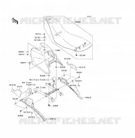 POSTO A SEDERE per Kawasaki KFX700 2006