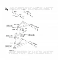SOSPENSIONE per Kawasaki KFX700 2006