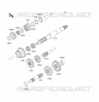 TRASMISSIONE per Kawasaki KFX700 2006