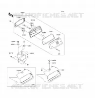FANALE POSTERIORE(S) per Kawasaki KFX700 2005