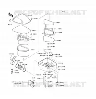 FILTRO DELL'ARIA per Kawasaki KFX700 2005