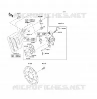 FRENO ANTERIORE per Kawasaki KFX700 2005