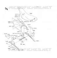 POSTO A SEDERE per Kawasaki KFX700 2005