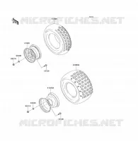 RUOTE   PNEUMATICI per Kawasaki KFX700 2005