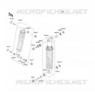 SOSPENSIONI   AMMORTIZZATORE per Kawasaki KFX700 2005