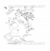 TELAIO MATERIALE ELETTRICO per Kawasaki KFX700 2005