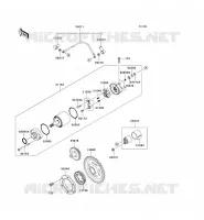 MOTORINO DI AVVIAMENTO per Kawasaki KVF360 4X4 2009