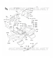 PARAFANGO POSTERIORE per Kawasaki KVF360 4X4 2009