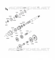 TRASMISSIONE per Kawasaki KVF360 4X4 2009