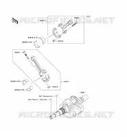 ALBERO MOTORE per Kawasaki KVF650 4X4I 2007