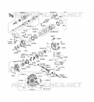 ANTERIORE ALBERO per Kawasaki KVF650 4X4I 2007