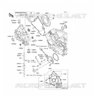 Coperchi motore per Kawasaki KVF650 4X4I 2007