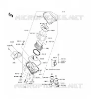 FILTRO DELL'ARIA per Kawasaki KVF650 4X4I 2007