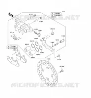 FRENO ANTERIORE per Kawasaki KVF650 4X4I 2007
