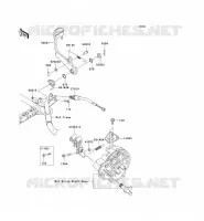PEDALE DEL FRENO per Kawasaki KVF650 4X4I 2007