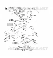 SOSPENSIONE POSTERIORE per Kawasaki KVF650 4X4I 2007