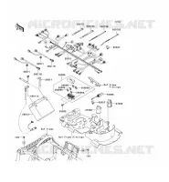 TELAIO MATERIALE ELETTRICO per Kawasaki KVF650 4X4I 2007