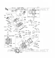TESTATA per Kawasaki KVF650 4X4I 2007