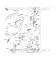 MANUBRIO per Kawasaki KVF650 4X4I 2009