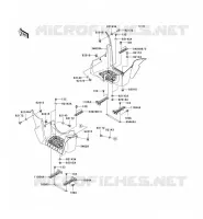 POGGIAPIEDI per Kawasaki KVF650 4X4I 2009