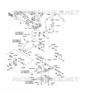 SOSPENSIONE POSTERIORE per Kawasaki KVF650 4X4I 2009