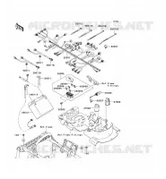 TELAIO MATERIALE ELETTRICO per Kawasaki KVF650 4X4I 2009