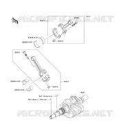 ALBERO MOTORE per Kawasaki KVF650 4X4I 2009