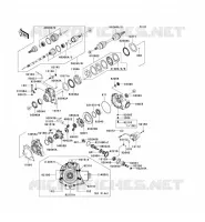 ANTERIORE ALBERO per Kawasaki KVF650 4X4I 2009