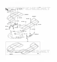 BAGAGLI (S) per Kawasaki KVF650 4X4I 2009