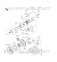 MOTORINO DI AVVIAMENTO per Kawasaki KVF650 4X4I 2009