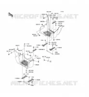 POGGIAPIEDI per Kawasaki KVF650 4X4I 2009