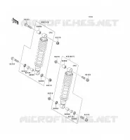 SOSPENSIONI   AMMORTIZZATORE per Kawasaki KVF650 4X4I 2009
