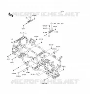 SUPPORTO DEL MOTORE per Kawasaki KVF650 4X4I 2009