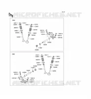 VALVOLA per Kawasaki KVF650 4X4I 2009
