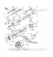 ANTERIORE ALBERO per Kawasaki KVF650 4X4 2012