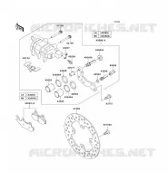 FRENO ANTERIORE per Kawasaki KVF650 4X4 2012