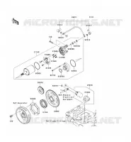 MOTORINO DI AVVIAMENTO per Kawasaki KVF650 4X4 2012