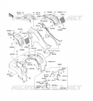 PARAFANGO ANTERIORE per Kawasaki KVF650 4X4 2012
