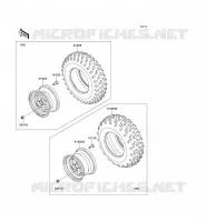 PNEUMATICI per Kawasaki KVF650 4X4 2012