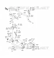 SCARICO per Kawasaki KVF650 4X4 2012