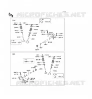 VALVOLA per Kawasaki KVF650 4X4 2012