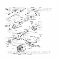 ANTERIORE ALBERO per Kawasaki KVF650 4X4I 2013