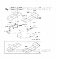 BAGAGLI (S) per Kawasaki KVF650 4X4I 2013