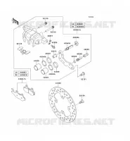 FRENO ANTERIORE per Kawasaki KVF650 4X4I 2013
