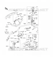 MANUBRIO per Kawasaki KVF650 4X4I 2013