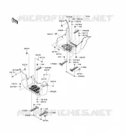 POGGIAPIEDI per Kawasaki KVF650 4X4I 2013