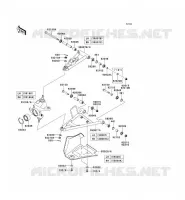 SOSPENSIONE ANTERIORE   AMMORTIZZATORE per Kawasaki KVF650 4X4I 2013
